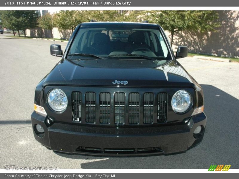 Brilliant Black Crystal Pearl / Dark Slate Gray 2010 Jeep Patriot Latitude