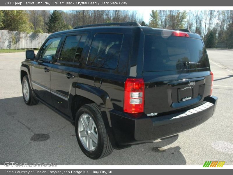 Brilliant Black Crystal Pearl / Dark Slate Gray 2010 Jeep Patriot Latitude