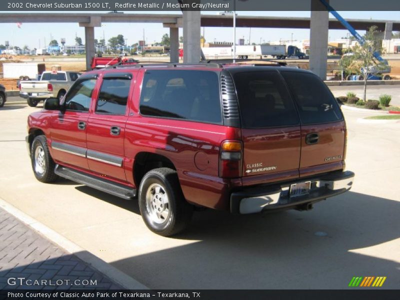 Redfire Metallic / Medium Gray/Neutral 2002 Chevrolet Suburban 1500 LT