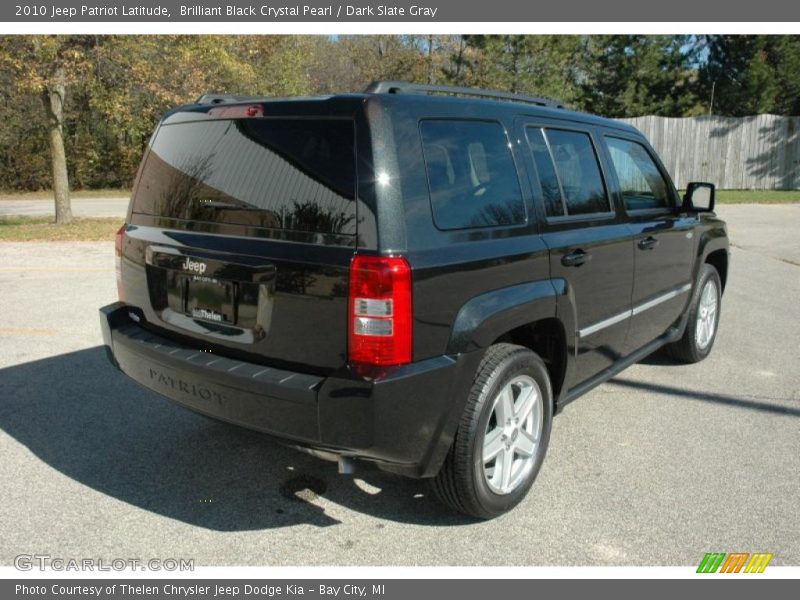 Brilliant Black Crystal Pearl / Dark Slate Gray 2010 Jeep Patriot Latitude