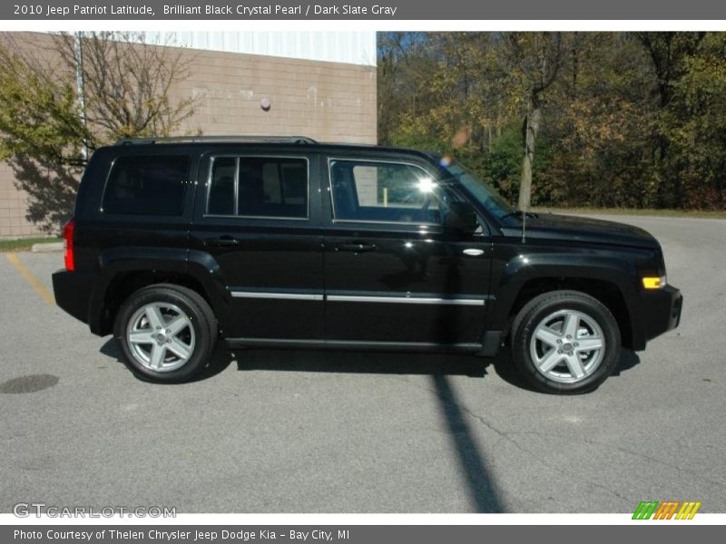 Brilliant Black Crystal Pearl / Dark Slate Gray 2010 Jeep Patriot Latitude