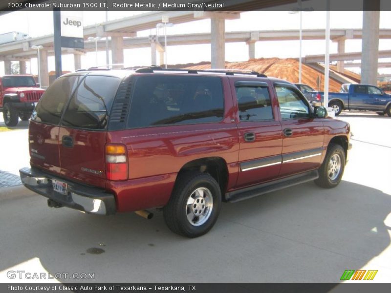 Redfire Metallic / Medium Gray/Neutral 2002 Chevrolet Suburban 1500 LT