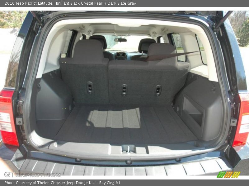 Brilliant Black Crystal Pearl / Dark Slate Gray 2010 Jeep Patriot Latitude