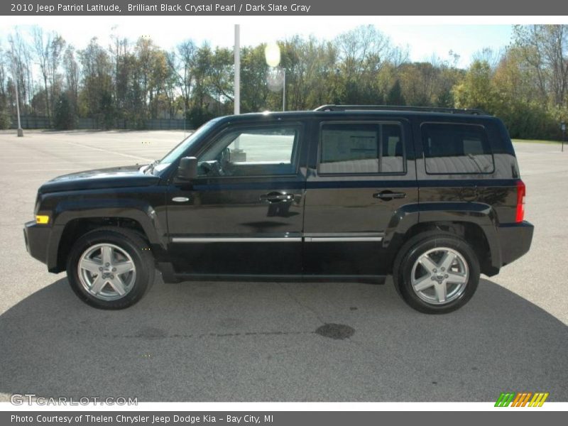 Brilliant Black Crystal Pearl / Dark Slate Gray 2010 Jeep Patriot Latitude