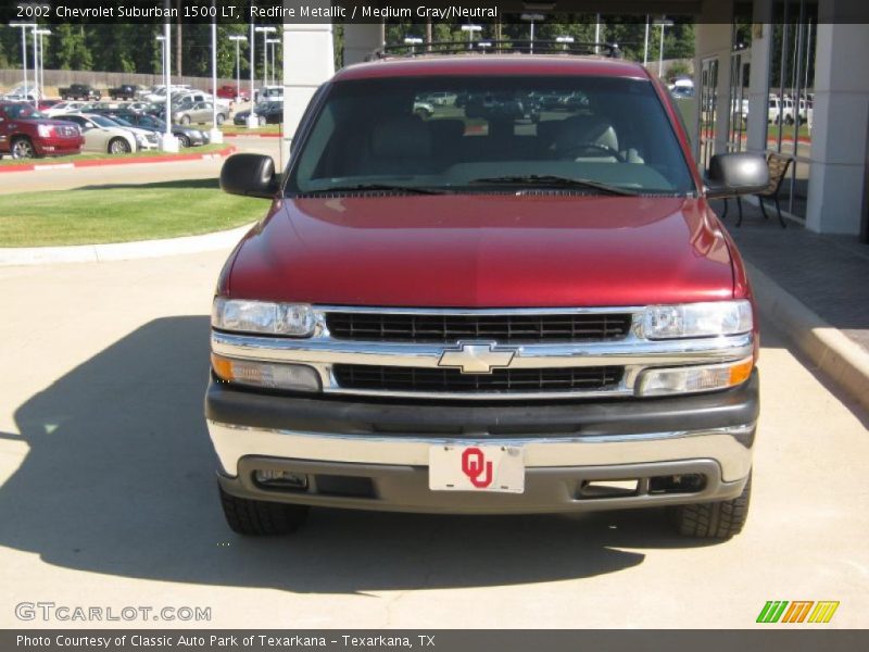 Redfire Metallic / Medium Gray/Neutral 2002 Chevrolet Suburban 1500 LT