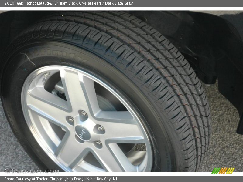 Brilliant Black Crystal Pearl / Dark Slate Gray 2010 Jeep Patriot Latitude