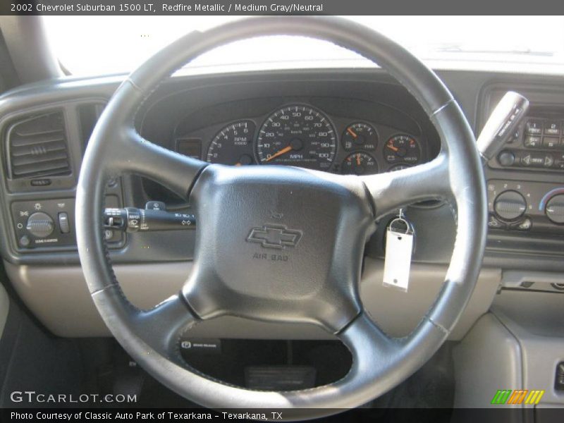 Redfire Metallic / Medium Gray/Neutral 2002 Chevrolet Suburban 1500 LT