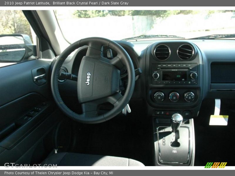 Brilliant Black Crystal Pearl / Dark Slate Gray 2010 Jeep Patriot Latitude