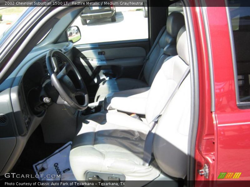 Redfire Metallic / Medium Gray/Neutral 2002 Chevrolet Suburban 1500 LT