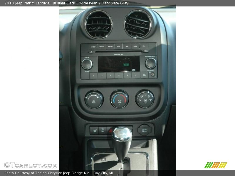Brilliant Black Crystal Pearl / Dark Slate Gray 2010 Jeep Patriot Latitude