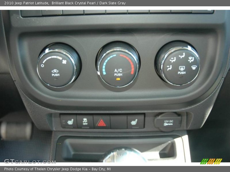 Brilliant Black Crystal Pearl / Dark Slate Gray 2010 Jeep Patriot Latitude