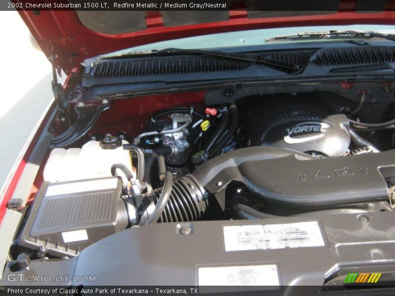 Redfire Metallic / Medium Gray/Neutral 2002 Chevrolet Suburban 1500 LT