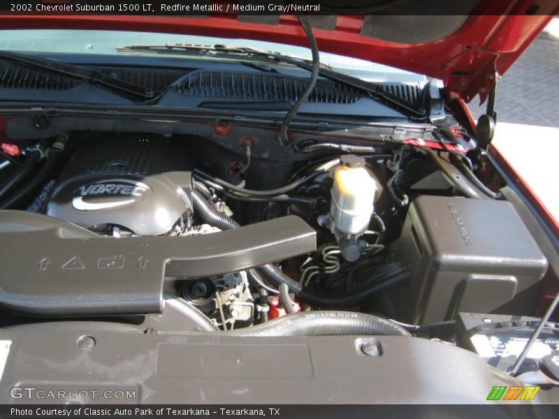 Redfire Metallic / Medium Gray/Neutral 2002 Chevrolet Suburban 1500 LT