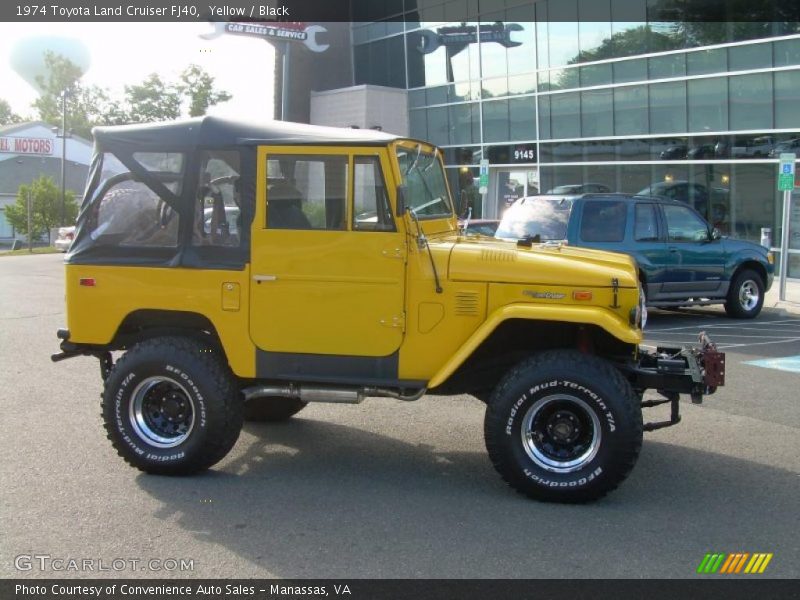 Yellow / Black 1974 Toyota Land Cruiser FJ40