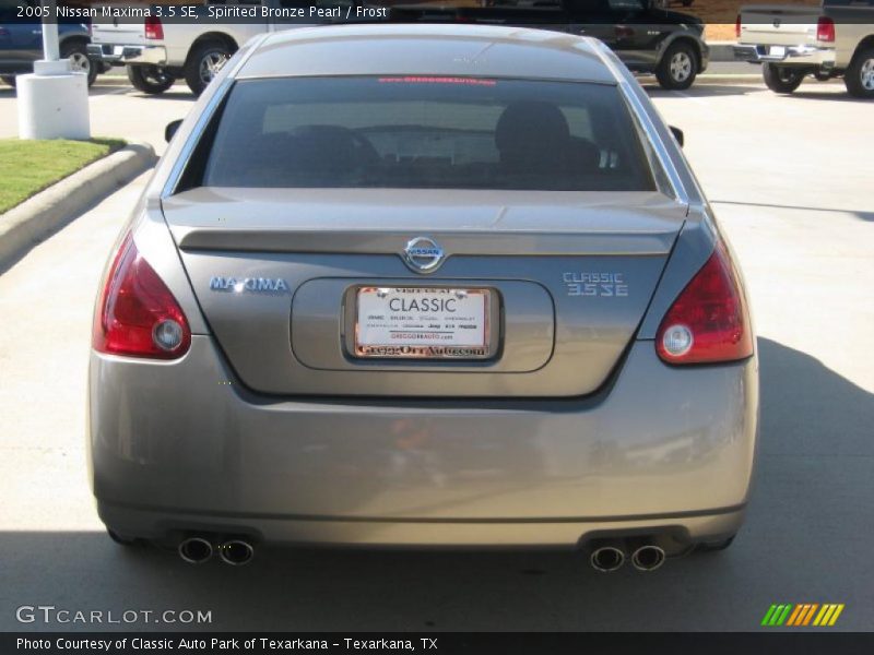Spirited Bronze Pearl / Frost 2005 Nissan Maxima 3.5 SE