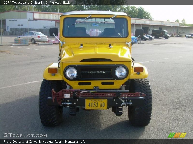 Yellow / Black 1974 Toyota Land Cruiser FJ40