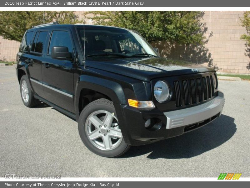 Brilliant Black Crystal Pearl / Dark Slate Gray 2010 Jeep Patriot Limited 4x4
