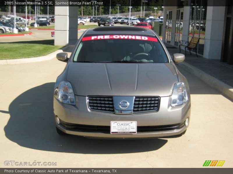 Spirited Bronze Pearl / Frost 2005 Nissan Maxima 3.5 SE