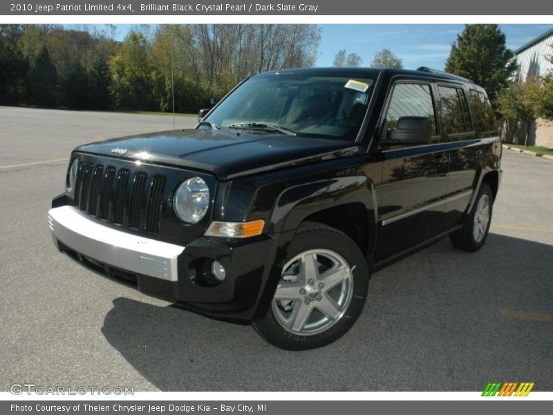 Brilliant Black Crystal Pearl / Dark Slate Gray 2010 Jeep Patriot Limited 4x4