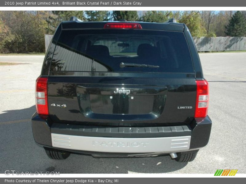 Brilliant Black Crystal Pearl / Dark Slate Gray 2010 Jeep Patriot Limited 4x4