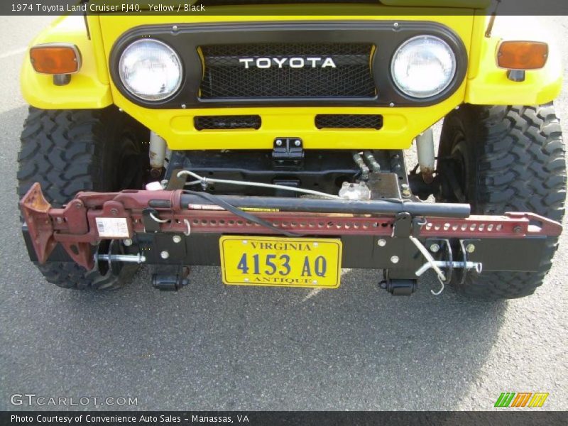 Yellow / Black 1974 Toyota Land Cruiser FJ40