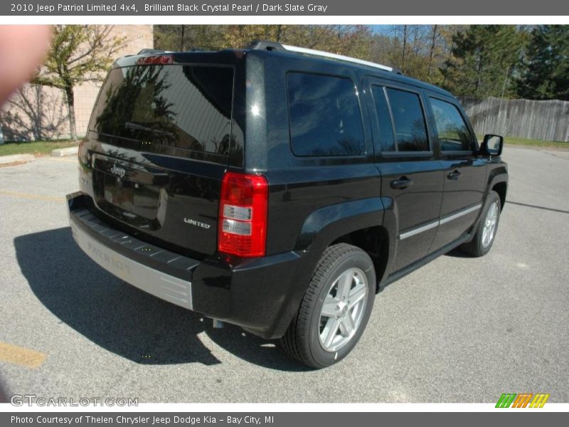 Brilliant Black Crystal Pearl / Dark Slate Gray 2010 Jeep Patriot Limited 4x4