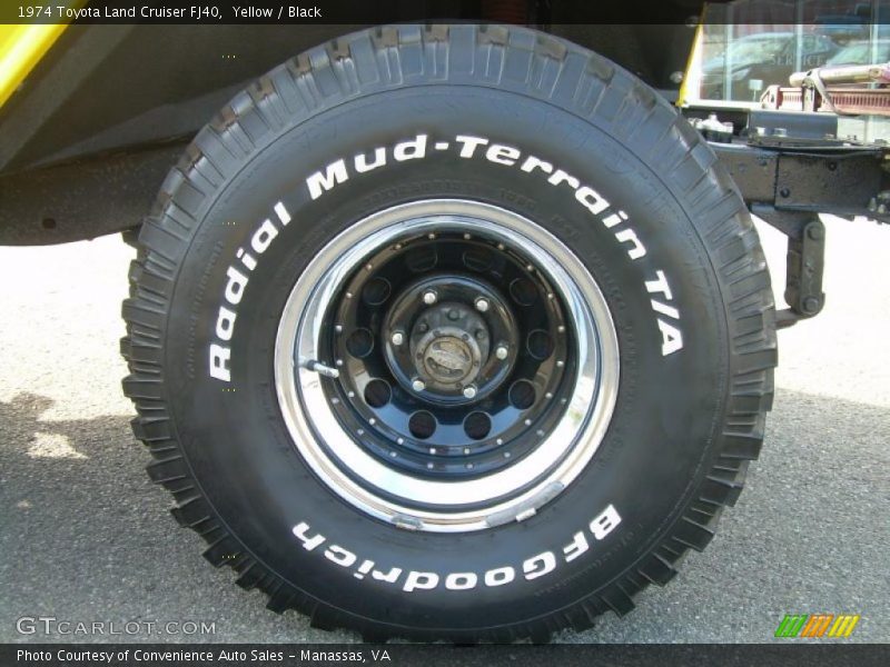 Yellow / Black 1974 Toyota Land Cruiser FJ40