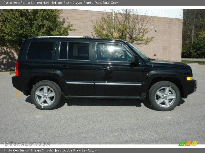 Brilliant Black Crystal Pearl / Dark Slate Gray 2010 Jeep Patriot Limited 4x4