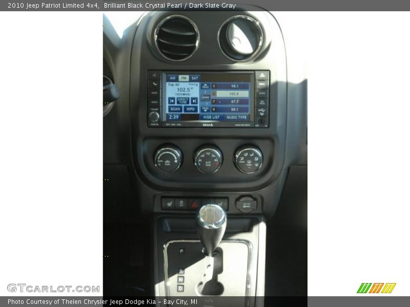 Brilliant Black Crystal Pearl / Dark Slate Gray 2010 Jeep Patriot Limited 4x4