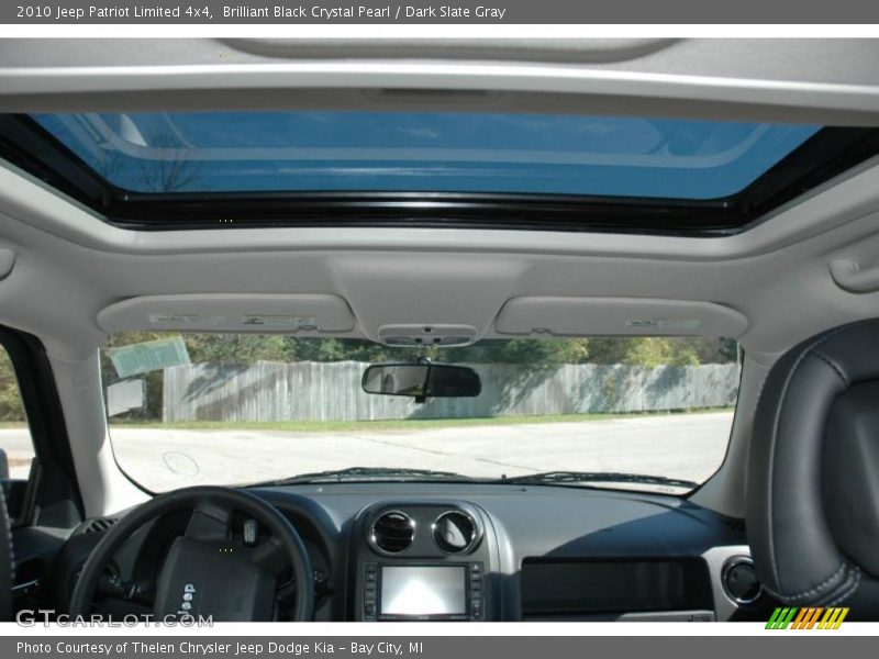 Brilliant Black Crystal Pearl / Dark Slate Gray 2010 Jeep Patriot Limited 4x4