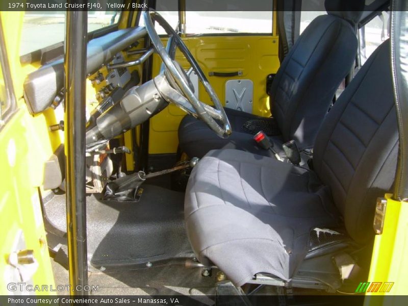 Yellow / Black 1974 Toyota Land Cruiser FJ40