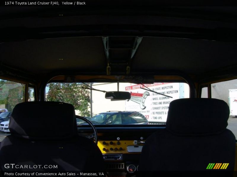 Yellow / Black 1974 Toyota Land Cruiser FJ40