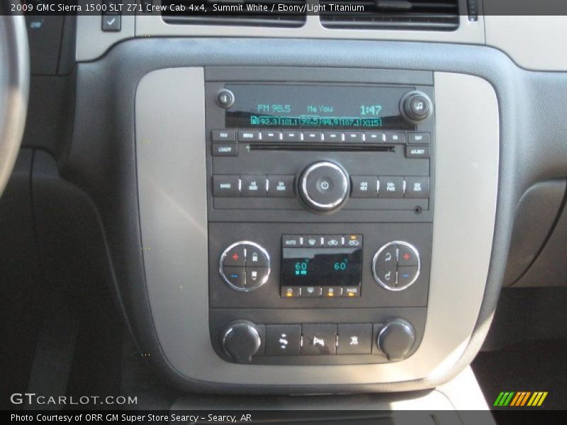 Summit White / Ebony/Light Titanium 2009 GMC Sierra 1500 SLT Z71 Crew Cab 4x4