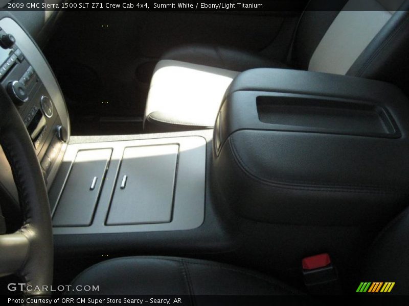 Summit White / Ebony/Light Titanium 2009 GMC Sierra 1500 SLT Z71 Crew Cab 4x4