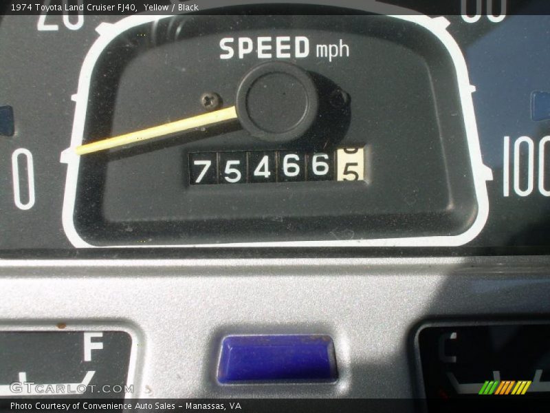 Yellow / Black 1974 Toyota Land Cruiser FJ40