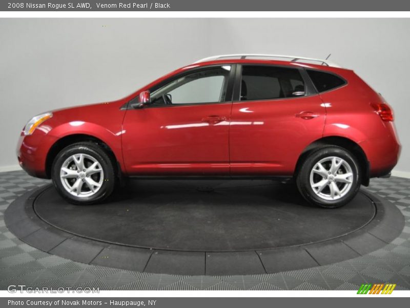 Venom Red Pearl / Black 2008 Nissan Rogue SL AWD