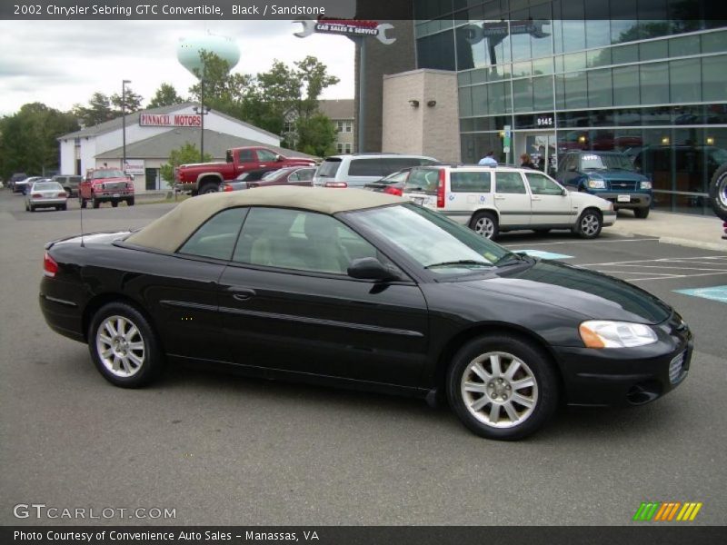 Black / Sandstone 2002 Chrysler Sebring GTC Convertible
