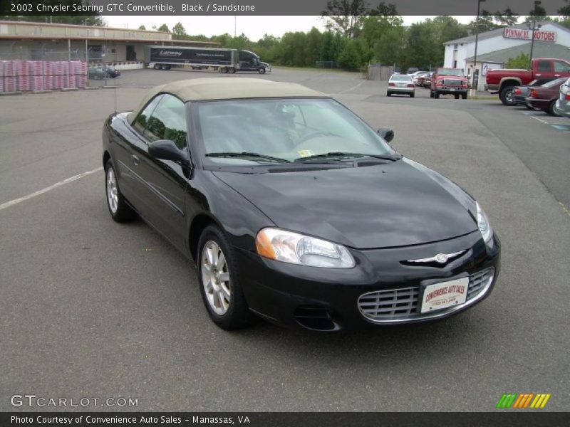 Black / Sandstone 2002 Chrysler Sebring GTC Convertible