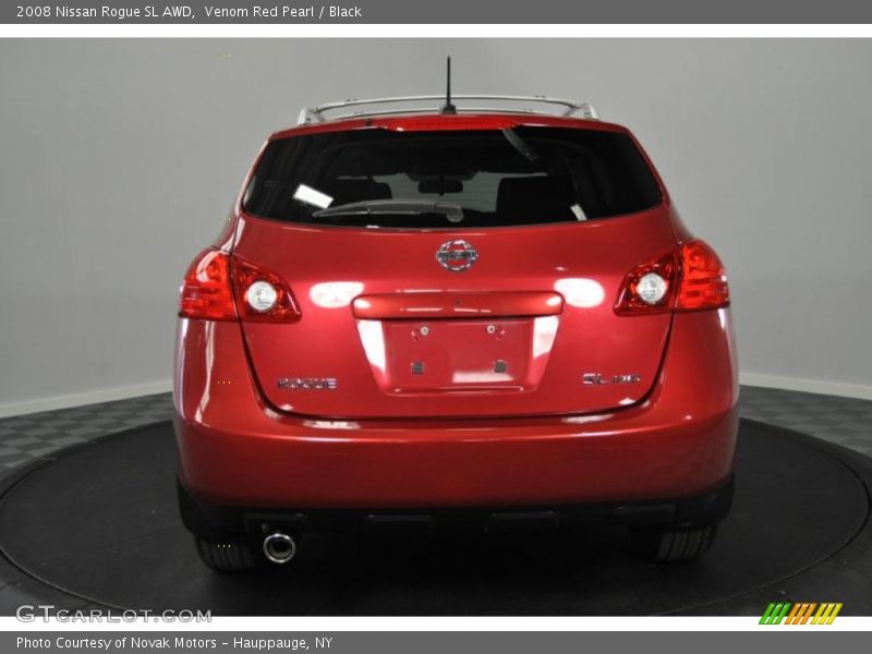 Venom Red Pearl / Black 2008 Nissan Rogue SL AWD
