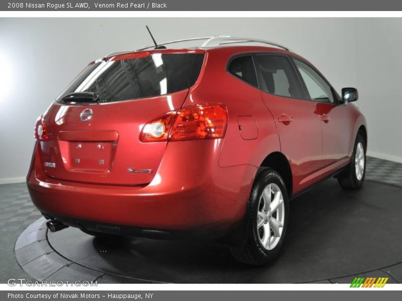 Venom Red Pearl / Black 2008 Nissan Rogue SL AWD