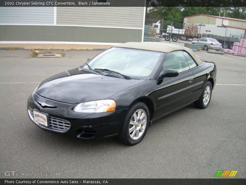 Black / Sandstone 2002 Chrysler Sebring GTC Convertible