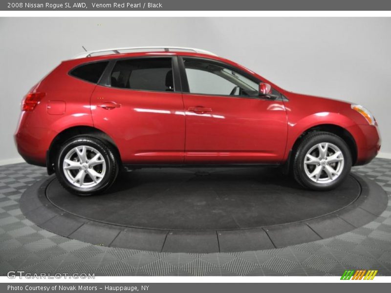 Venom Red Pearl / Black 2008 Nissan Rogue SL AWD