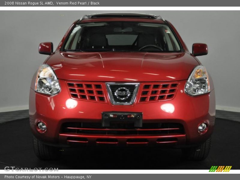 Venom Red Pearl / Black 2008 Nissan Rogue SL AWD