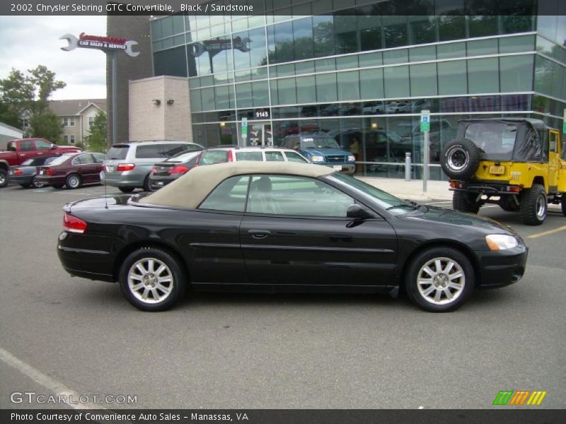 Black / Sandstone 2002 Chrysler Sebring GTC Convertible