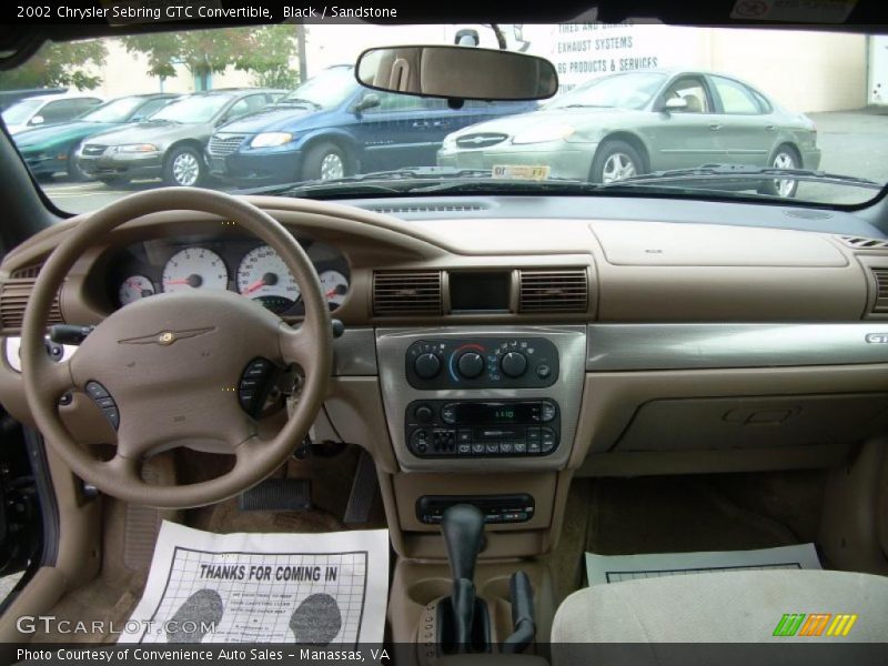 Black / Sandstone 2002 Chrysler Sebring GTC Convertible