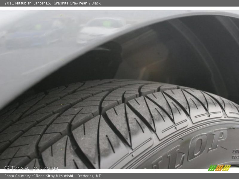 Graphite Gray Pearl / Black 2011 Mitsubishi Lancer ES