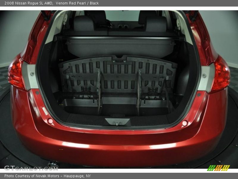 Venom Red Pearl / Black 2008 Nissan Rogue SL AWD