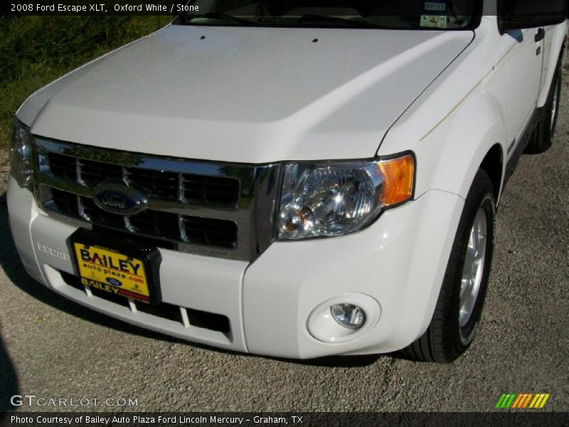 Oxford White / Stone 2008 Ford Escape XLT