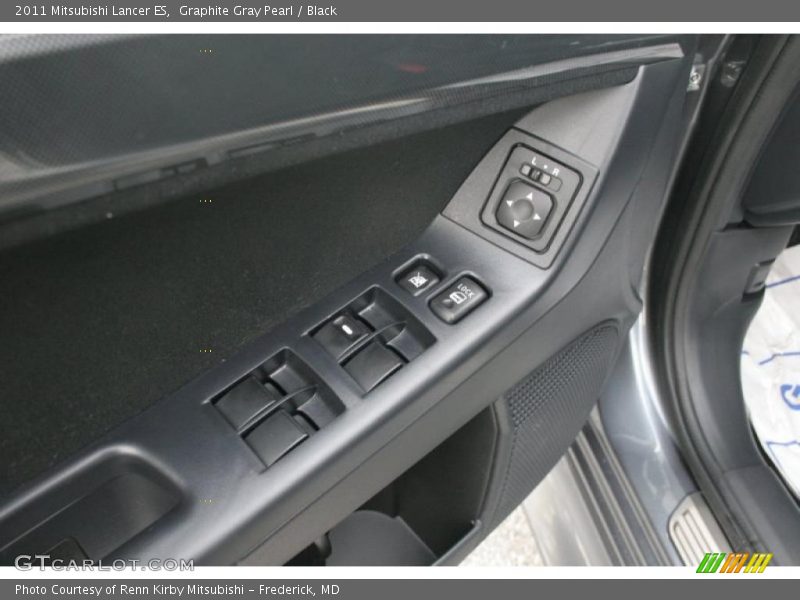 Graphite Gray Pearl / Black 2011 Mitsubishi Lancer ES