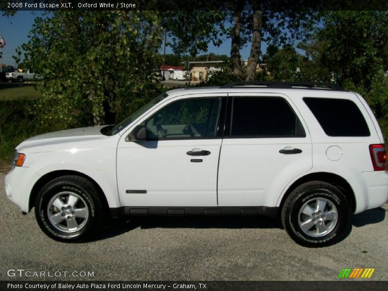 Oxford White / Stone 2008 Ford Escape XLT